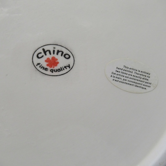 Vintage Bonbons Jar. Vintage cookie jar. Hand painted cookie jar with lid. Large - Picture 3 of 7